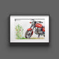 Motorrad zeichnen lassen - Dein Motorrad als Kunstwerk - Bikeportrait