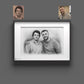 Personalisiertes Portrait Poster vom Foto, handgezeichnet von Sketchus Künstlern