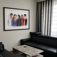 Farbiges Familienportrait vom Foto - handgezeichnetes Geschenk für Eltern