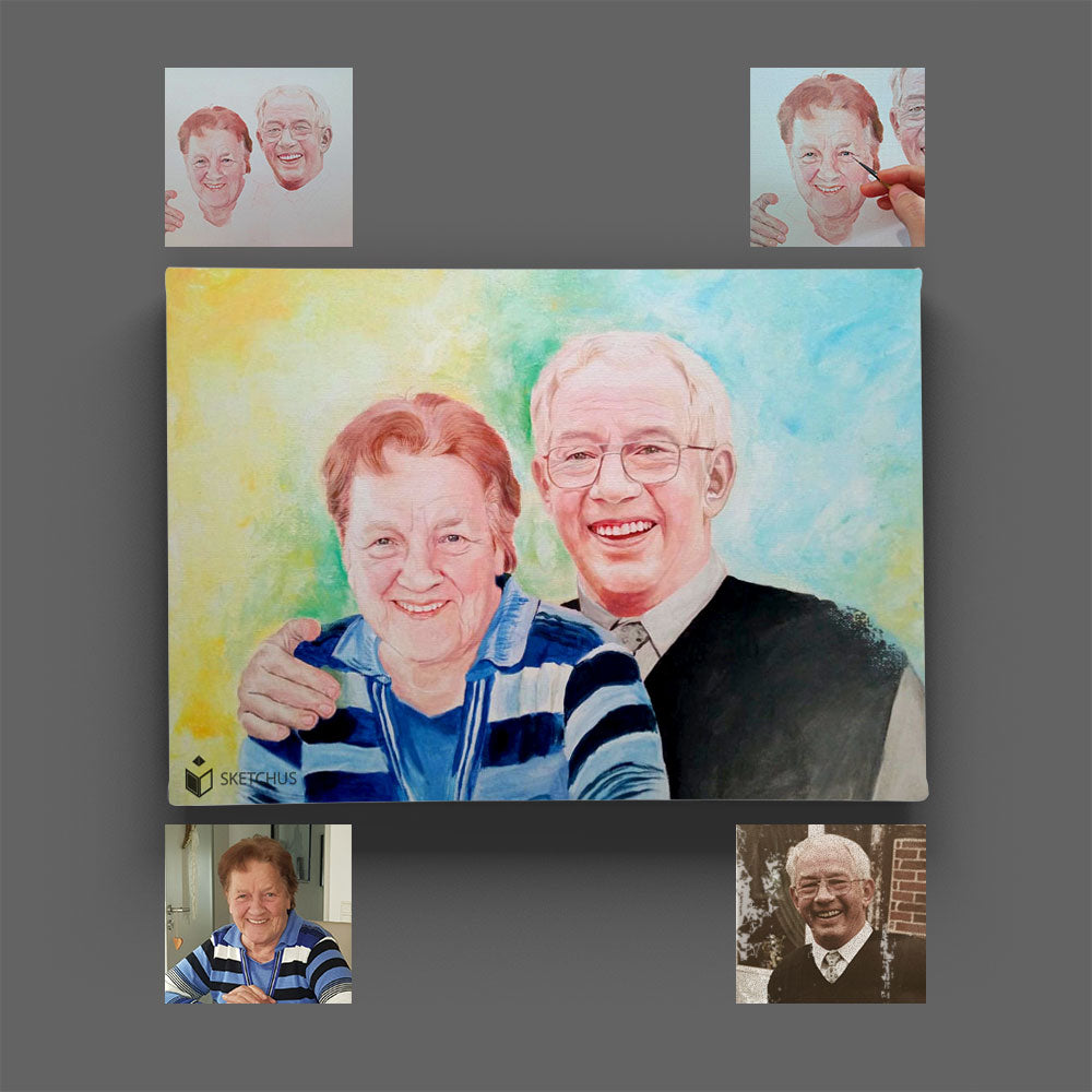 Persönliches Sketchus Portrait nach Fotovorlage