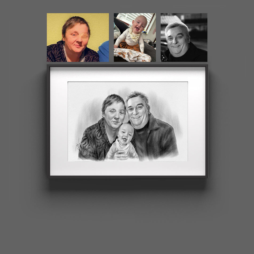 Your Photo. Hand-Drawn by an Artist.