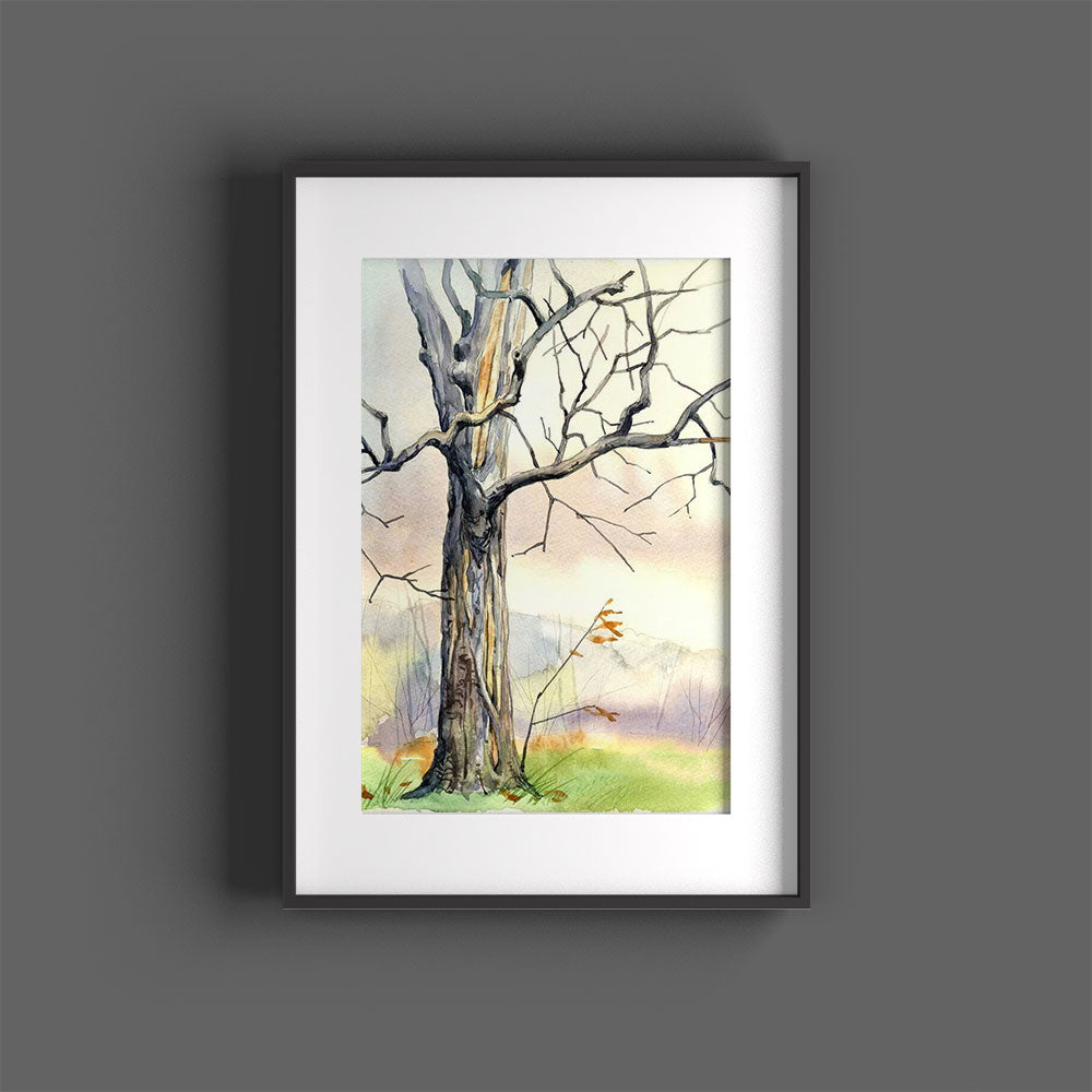 Landscape portrait hand-drawn from a photo by Sketchus