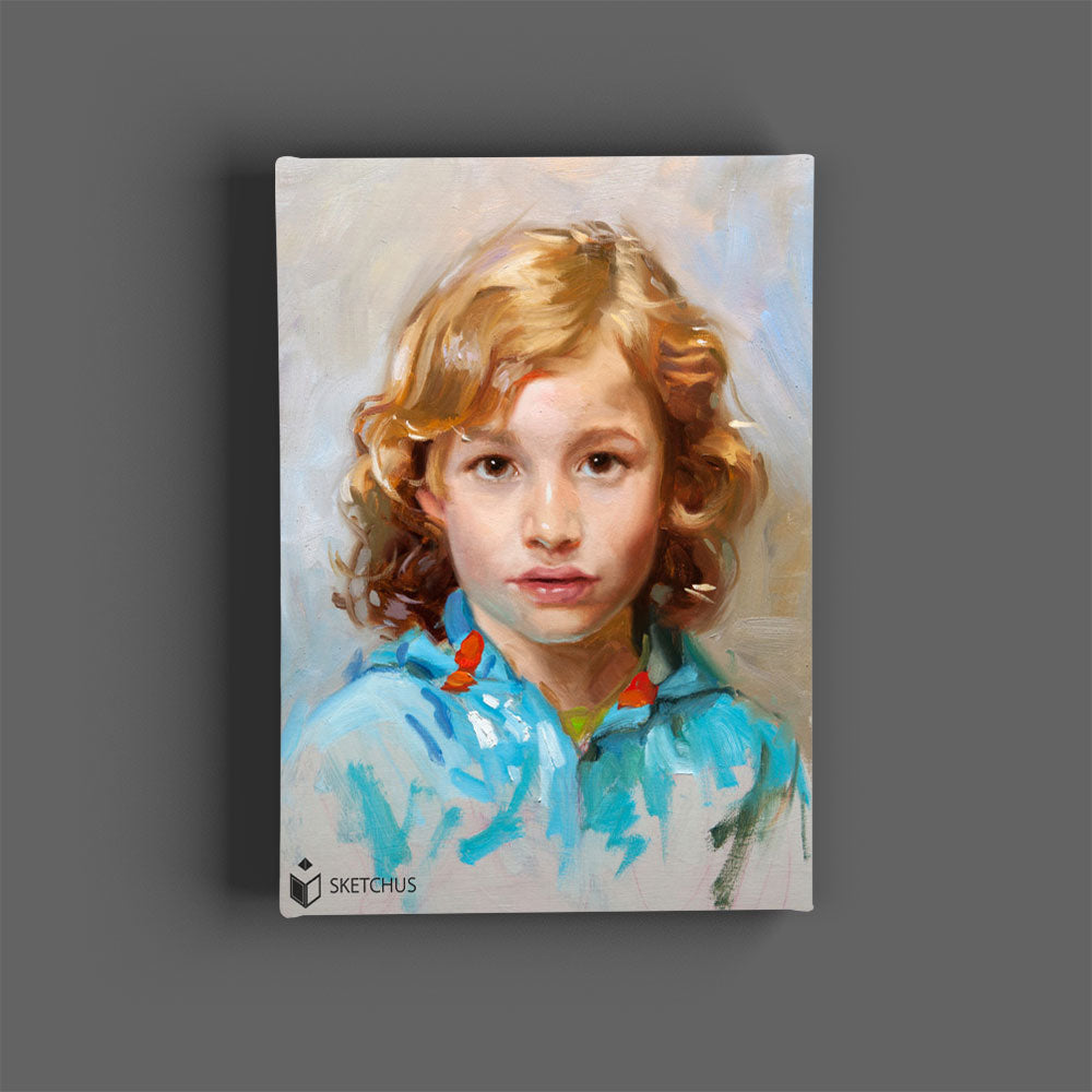 Ölgemälde Portrait malen lassen Bilder auf Leinwand Anfertigen Ölbilder nachmalen Handgemalte Foto als gemälde